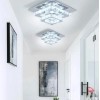 Cainjiazh Mini Chandelier LED Crystal Ceiling Light 2 Layers Flush