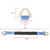 NovelBee 8pcs 2" x 24" Axle Tie Down Strap with