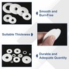 sourcing map 85Pcs M10 Nylon Flat Washers Plain Washer 10mm