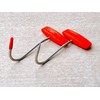 Gee Yu 2PCS Meat Hooks for Butchering,T Shaped Boning Hooks