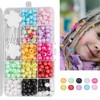 Hair Braid Rings, Hair Jewellery Beads Exquisite Workmanship Colourful Fashionable