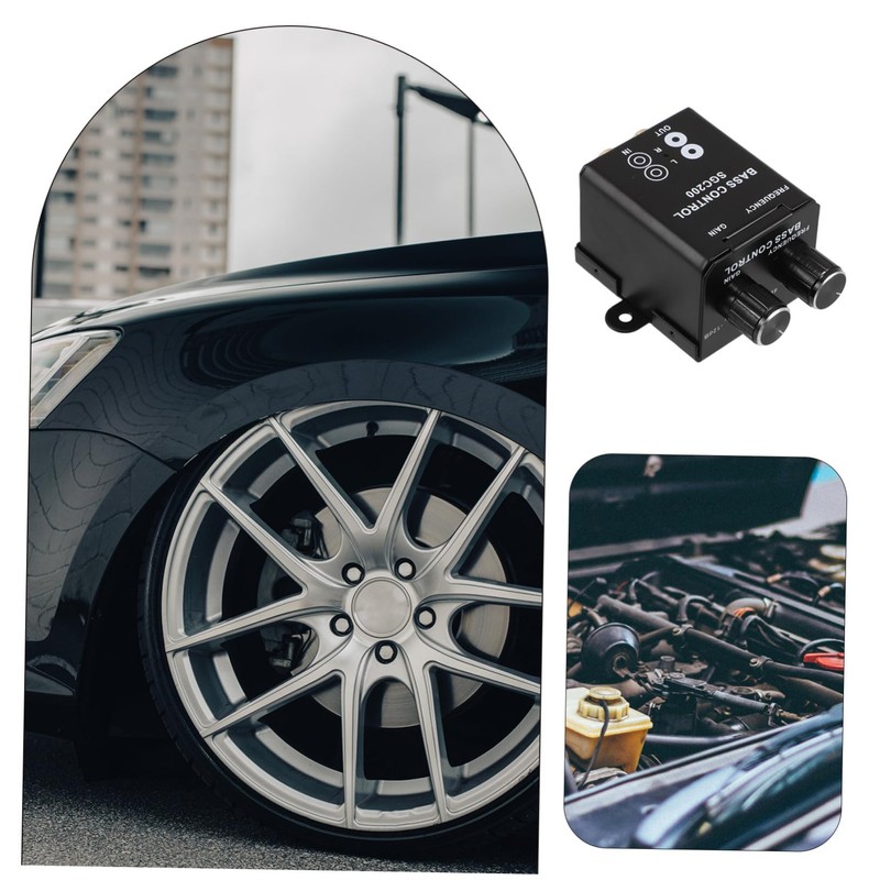 CHILDWEET Bass Knob Control for Car Audio Systems Audio Level