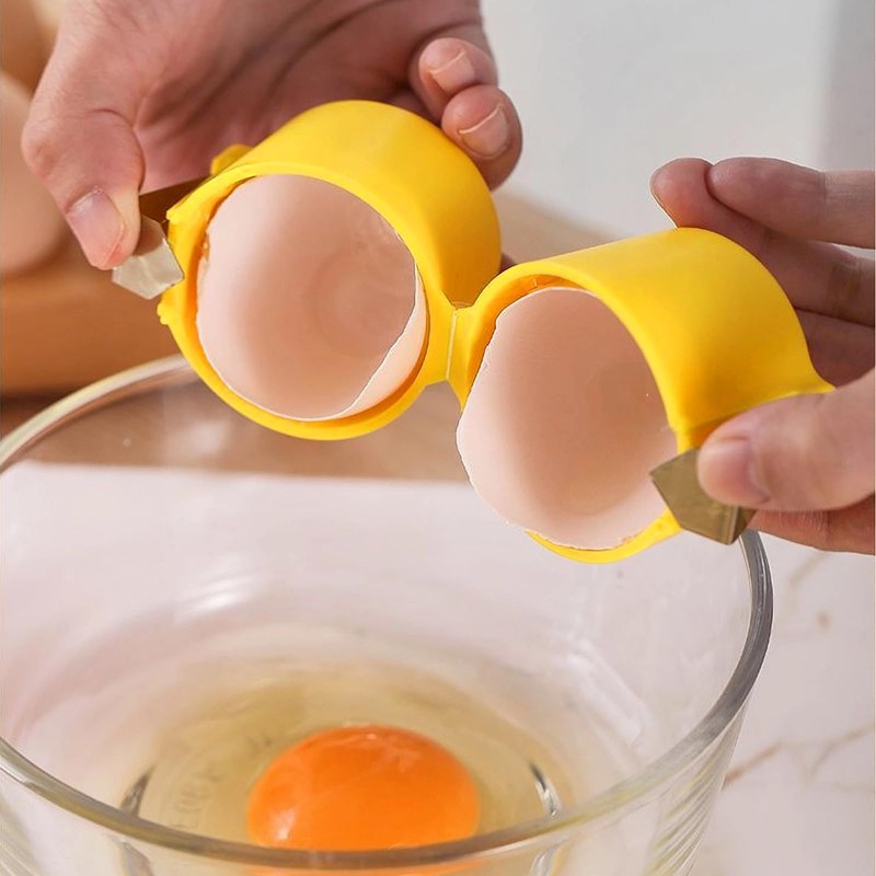 Egg Shell Opener, New Egg Cracker Tool for Raw Eggs,
