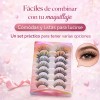 Pestañas Postizas 7 Pares Reutilizables Aspecto Natural