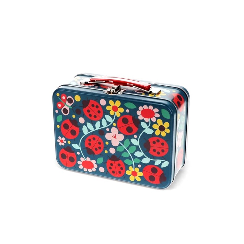 Rex London Metal Case Ladybird Metal Box Ladybird Design for