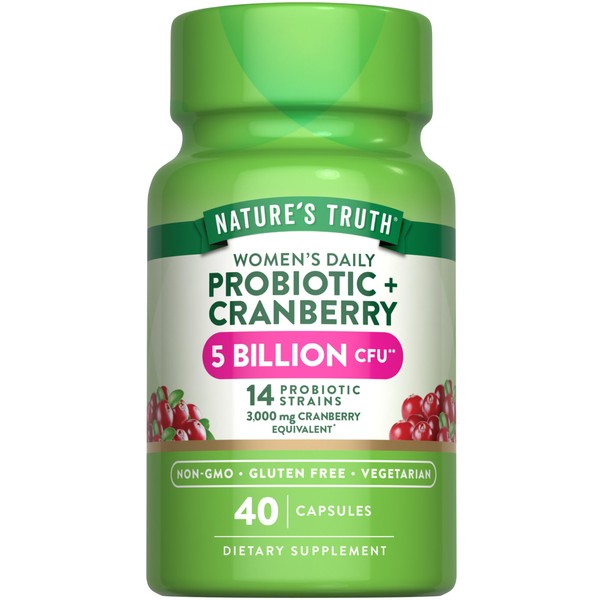 Nature's Truth Probiotics for Women | 5 Billion CFUs Daily