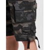Brandit Men's Savage Ripstop Shorts, Dark camo