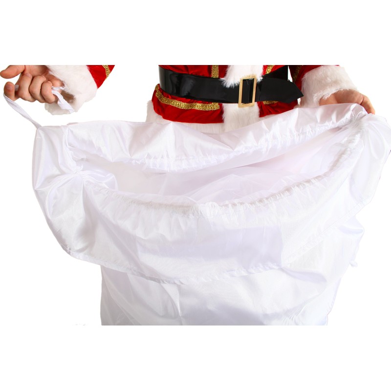 Clear Stone Cosplay Santa Bag Extra Large White