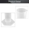 Othmro 100ml Measuring Cylinder, 3pcs Plastic Cylinders, Liquid Trial Tube