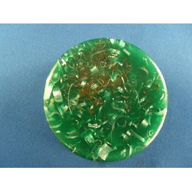 1 Emerald Green Tower Buster Orgone Generator Energy Accumulator PERFECT GIFTING TOOL!!!! Made 7.83/432/528Hz Frequency with OM Chants Many Beautiful Ingredients!!