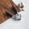 Trudeau Maison Ergonomic Stressless Stainless Steel Garlic Press and Crusher