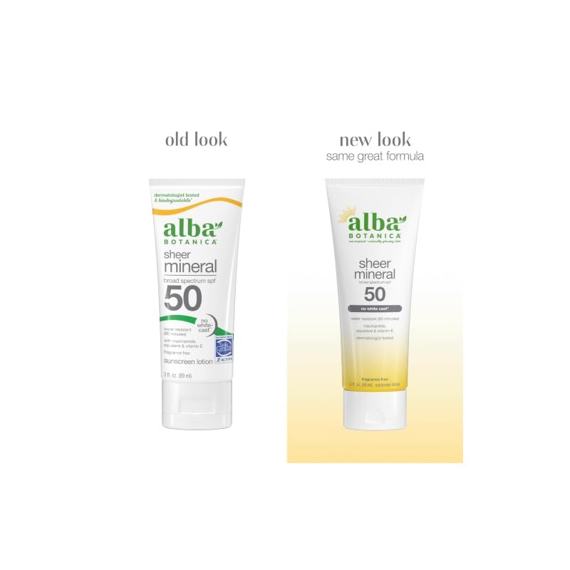 Alba Botanica Sport Sunscreen Lotion, SPF 45, Fragrance Free, 4