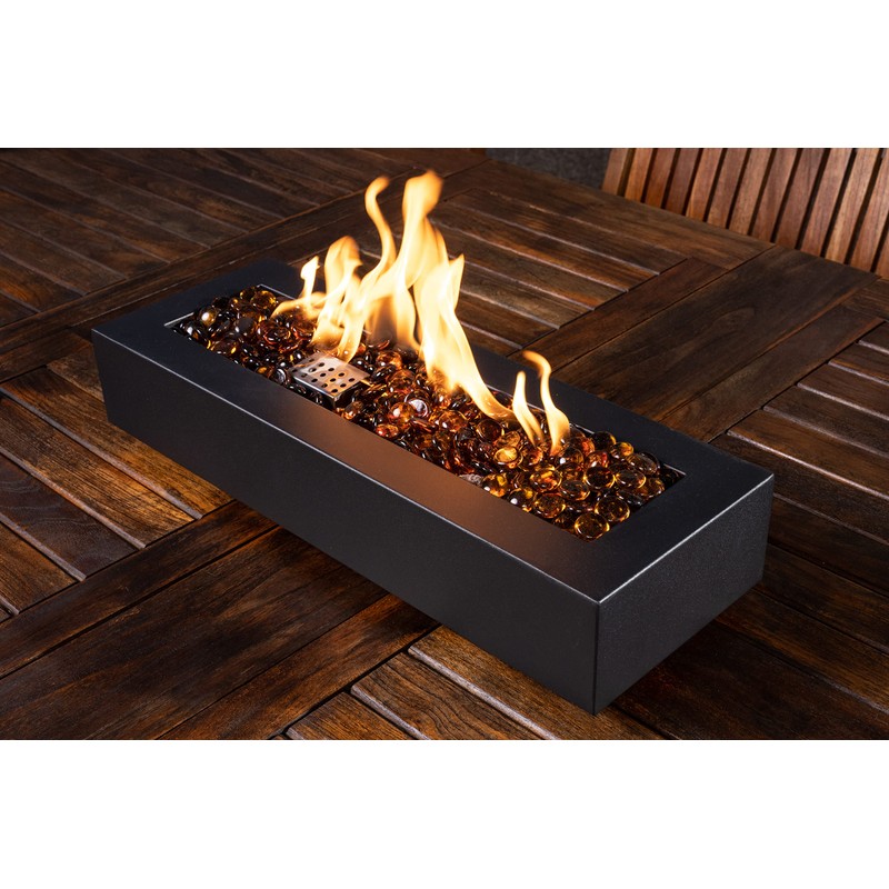 Bond Manufacturing 50857N Lara TableFire Firebowl, Black