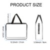 2 Pieces Clear Travel Makeup Cosmetic Toiletry Organizer Bag, Waterproof