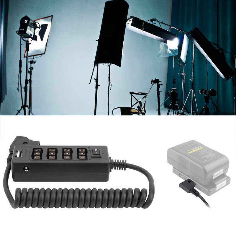 DTAP Male Port to 4 DTAP and 2 DC Female