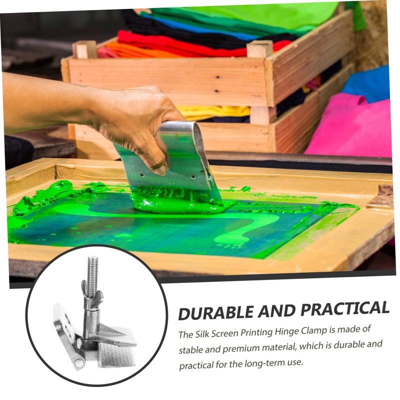 Operitacx Silk Hinge Clamp for Frame Machines Lightweight Printing Tool