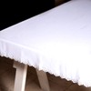 ALFER HOME - Mantel Rectangular Liso con Borde Troquelado, Poliéster