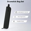 VANPHY Drum Stick Bag Set Include 5 Pair Drum Sticks