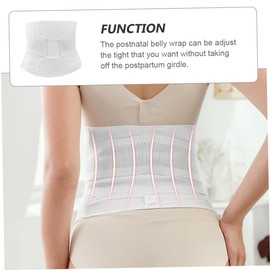 KOMBIUDA Belly Band Postpartum Girdle Belt Waist Trimmer for Recovery Tummy Corset for Women