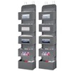 MAX Houser 5-Shelf Over The Door Hanging Organizer with 2