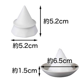 Octagonal Salt Set, Unglazed Octagonal Stiffener + Round Plate Set of 5