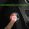Car Engine Ignition Start/Stop Button Cover, Car Ignition Button Decorative
