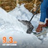 Litheli 12-Inch Cordless Brushless Snow Shovel, 20V Battery Powered Snow