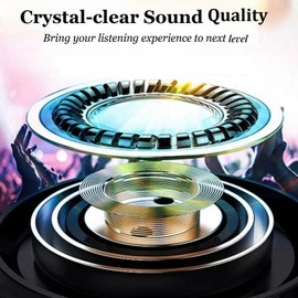 HiFi Stereo Bluetooth Wireless Headset Over Ear with FM Radio for Adults and Elderly, Pure Bass Sound Lightweight Wireless Bluetooth Headphones for Cellphone, PC and Watching TV