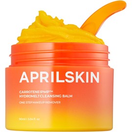 APRILSKIN APRILSKIN Carrotene IPMP Hydromelt Cleansing Balm, 3.04 fl.oz, Noncomedogenic, Grapefruit Peel Oil, O-Cymen-5-Ol helps reduce blackheads & breakouts, for sensitive & oily skin, Korean Skincare