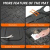 powoq 5 Seats Cargo Mat Compatible with 2010-2024 Toyota 4Runner