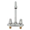 Sink Faucet 2 Handle 2 Holes Deck Plate Design Hot