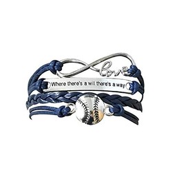 Infinity Collection Baseball Bracelet- Baseball Jewelry For Women - Gift for Baseball Moms