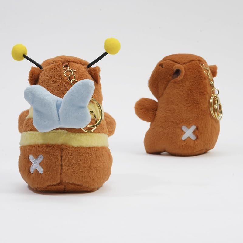 Clearstone Capybara Plush Keychain Chavimaru Bee Sugata, 7.9 inches (20