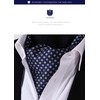 HISDERN Men's RC-01 Silk Ascot Tie, Neckerchief Scarf, Fashion Paisley