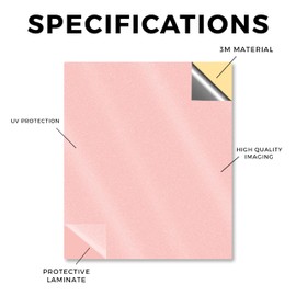 Glossy Glitter Tablet Skin Compatible with BOOX Note Air3 C (2023) - Solid Blush - Premium 3M Vinyl Protective Wrap Decal Cover - Easy to Apply | Crafted in The USA by MightySkins