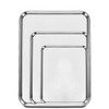 Set of 3 Baking Sheet, Stainless Steel Cookie Sheet Baking