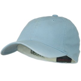 Flexible Garment Washed Cotton Cap - Light Blue L-XL