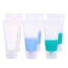 BENECREAT 30pcs 20ml Plastic Tube Flip Cap Frosted Easy Portable