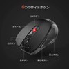 Qtuo 2.4G Wireless mouse, 5 DPI modes, 2400 DPI, high