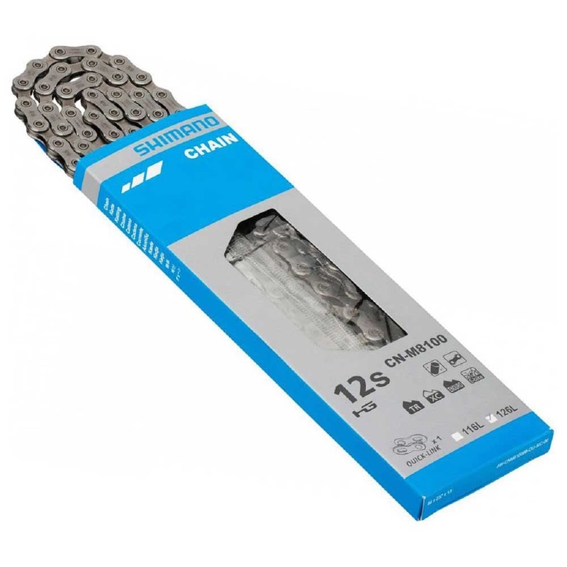 Shimano Bicycle Chain CN-M8100 116 Links 12s with Quick-Link XT