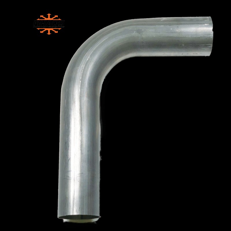 M/T 2.25" 2-1/4" 90 Degree Aluminized Mandrel Bend Exhaust Pipe
