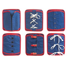 Children's Factory Manual Dexterity Boards, Fine Motor Skills Toys for Toddlers/3-4 Year Olds, Preschool/Homeschool Learning Activities, Set of 6