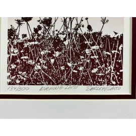 Luca Sacco & Robert Ehrlich  "Willows" Hand Signed & # Litho River FRAMED  Art