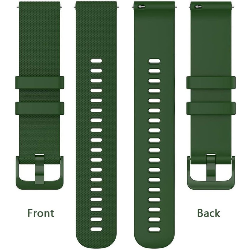 NELUMBO Silicone Rubber Watch Bands, Quick Release Premium Soft Rubber