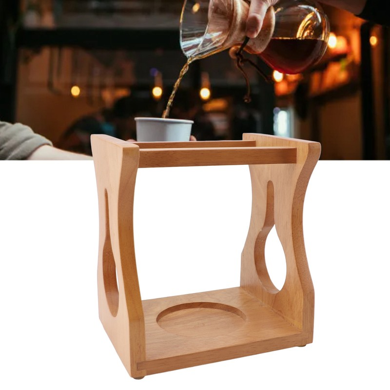 Wood Pour Over Coffee Stand Multifunction Pour Over Coffee Dripper