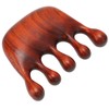 Wood Massage Comb, Sandalwood Wide Tooth Scalp Massager Comb for