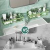 Veken Rustproof & Waterproof Shower Caddy 6-Pack, No Drilling Adhesive
