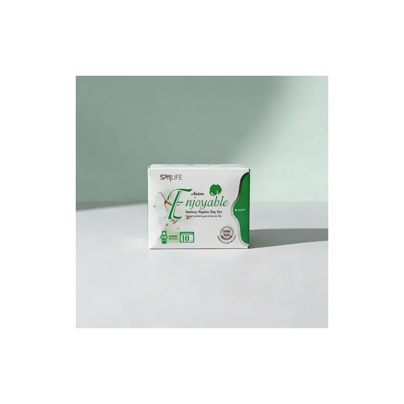 Toalla Femenina Natural De Algodón Con Turmalina, Abs Intens