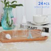 24 Pcs Spray Bottles 2oz / 55ml Clear Empty Mini