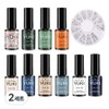 Yuki Cheongdam-dong nail 10 types B set, 10 types of gel nails + crystal nail stone set, 2 sets / 유키 청담동네일 10종 B세트, 젤네일 10종 + 크리스탈 네일스톤세트, 2세트